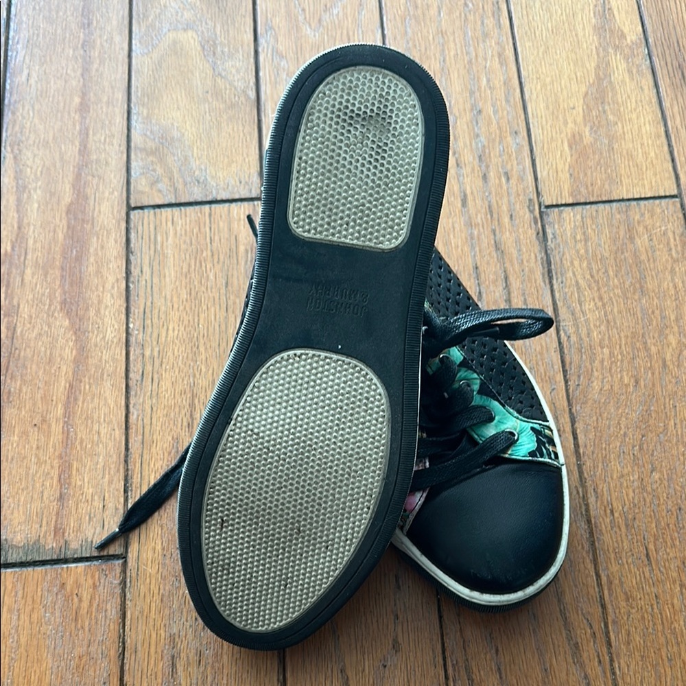 Johnston & Murphy Black and Green Women's Tropical Sneakers - Size 8 - Picture 10 of 10